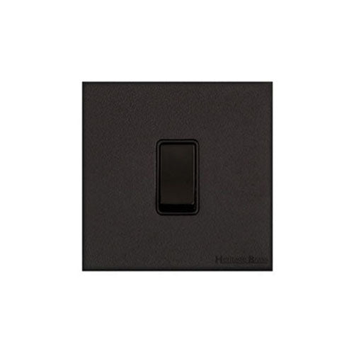 Windsor Range Matt Black Switches & Sockets, WBK - 20A Double Pole Switch by Heritage Brass By M-Marcus
