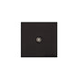 Windsor Range Jet Black (Project Finish) 1 Gang Isolated TV Coaxial Socket