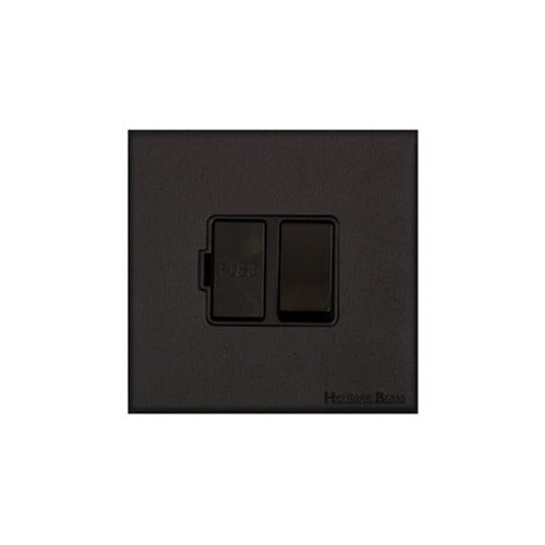 Windsor Range Jet Black (Project Finish) Switched Spur (13 Amp)