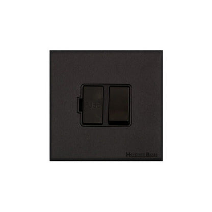 Windsor Range Jet Black (Project Finish) Switched Spur (13 Amp)