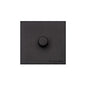 Windsor Range Matt Black Switches & Sockets, WBK - 1 Gang Dimmer 250 watts (Compatible with halogen/ incandescent bulbs) by Heritage Brass By M-Marcus