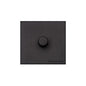 Windsor Range Matt Black Switches & Sockets, WBK - 1 Gang Dimmer 400 watts (Compatible with halogen/ incandescent bulbs) by Heritage Brass By M-Marcus