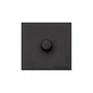 Windsor Range Jet Black (Project Finish) 1 Gang TED Dimmer (Compatible with LED Lamps)