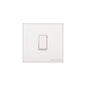 Windsor Range Matt White Switches & Sockets, WNW - 1 Gang Intermediate Rocker Switch by Heritage Brass By M-Marcus