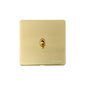 Vintage Range Polished Brass Switches & Sockets, X01 - 1 Gang Stockholm Toggle by Heritage Brass By M-Marcus
