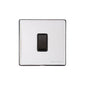 Vintage Range Polished Chrome Switches & Sockets, X02 - 1 Gang Intermediate Rocker Switch by Heritage Brass By M-Marcus