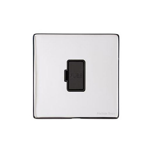 Vintage Range Polished Chrome Switches & Sockets, X02 - Unswitched Spur (13 Amp) by Heritage Brass By M-Marcus