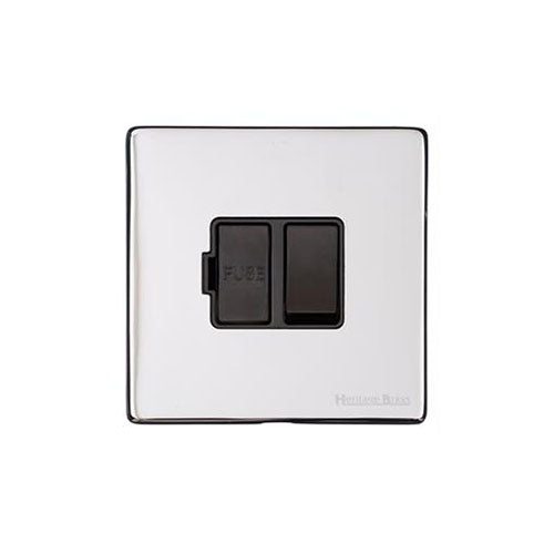 Vintage Range Polished Chrome Switches & Sockets, X02 - Switched Spur (13 Amp) by Heritage Brass By M-Marcus