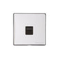Vintage Range Polished Chrome Switches & Sockets, X02 - 1 Gang Secondary Line Socket by Heritage Brass By M-Marcus