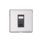 Vintage Range Polished Chrome Switches & Sockets, X02 - 1 Gang RJ45 by Heritage Brass By M-Marcus