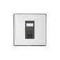 Vintage Range Polished Chrome Switches & Sockets, X02 - 1 Gang RJ11 by Heritage Brass By M-Marcus
