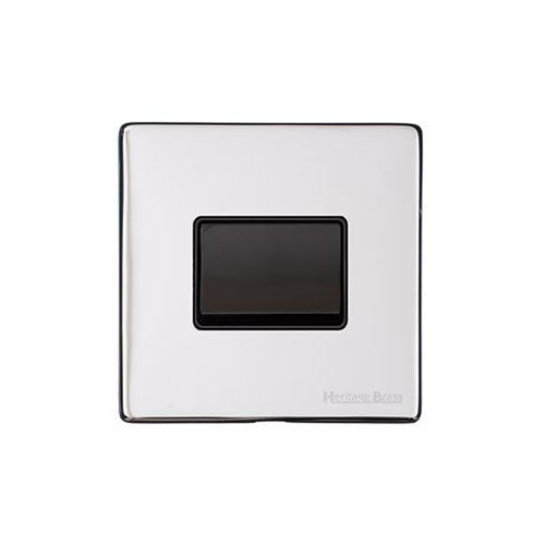 Vintage Range Polished Chrome Switches & Sockets, X02 - 6A Triple Pole Fan Isolator Switch by Heritage Brass By M-Marcus