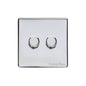 Vintage Range Polished Chrome Switches & Sockets, X02 - 2G Multi Location Secondary Dimmer by Heritage Brass By M-Marcus