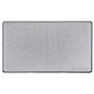 Vintage Range Satin Chrome Switches & Sockets, X03 - Double Blank Plate by Heritage Brass By M-Marcus
