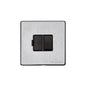 Vintage Range Satin Chrome Switches & Sockets, X03 - Switched Spur (13 Amp) by Heritage Brass By M-Marcus