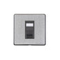 Vintage Range Satin Chrome Switches & Sockets, X03 - 1 Gang RJ11 by Heritage Brass By M-Marcus