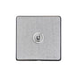 Vintage Range Satin Chrome Switches & Sockets, X03 - 1 Gang Intermediate Toggle Switch by Heritage Brass By M-Marcus
