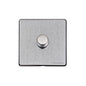 Vintage Range Satin Chrome Switches & Sockets, X03 - 1 Gang TED Dimmer (Compatible with LED Lamps) by Heritage Brass By M-Marcus