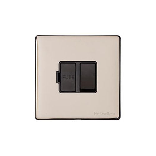 Vintage Range Satin Nickel Switches & Sockets, X05 - Switched Spur (13 Amp) by Heritage Brass By M-Marcus