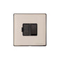 Vintage Range Satin Nickel Switches & Sockets, X05 - Switched Spur (13 Amp) by Heritage Brass By M-Marcus