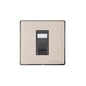 Vintage Range Satin Nickel Switches & Sockets, X05 - 1 Gang RJ45 by Heritage Brass By M-Marcus