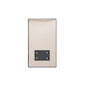 Vintage Range Satin Nickel Switches & Sockets, X05 - Shaver Socket Output Voltage 110/240V by Heritage Brass By M-Marcus