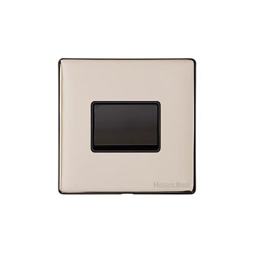 Vintage Range Satin Nickel Switches & Sockets, X05 - 6A Triple Pole Fan Isolator Switch by Heritage Brass By M-Marcus
