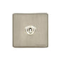 Vintage Range Satin Nickel Switches & Sockets, X05 - 1 Gang Toggle Switch by Heritage Brass By M-Marcus