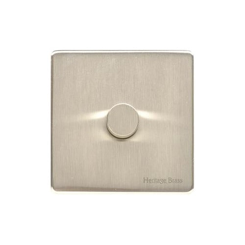 Vintage Range Satin Nickel Switches & Sockets, X05 - 1G Multi Location Secondary Dimmer by Heritage Brass By M-Marcus