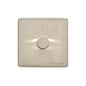 Vintage Range Satin Nickel Switches & Sockets, X05 - 1 Gang Dimmer 400 watts (Compatible with halogen/ incandescent bulbs) by Heritage Brass By M-Marcus