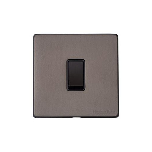 Vintage Range Matt Bronze Switches & Sockets, X09 - 1 Gang Rocker Switch by Heritage Brass By M-Marcus