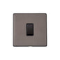 Vintage Range Matt Bronze Switches & Sockets, X09 - 1 Gang Rocker Switch by Heritage Brass By M-Marcus