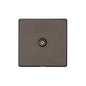 Vintage Range Matt Bronze Switches & Sockets, X09 - 1 Gang Non-Isolated TV Coaxial Socket by Heritage Brass By M-Marcus