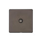 Vintage Range Matt Bronze Switches & Sockets, X09 - 1 Gang Isolated TV Coaxial Socket by Heritage Brass By M-Marcus