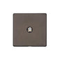 Vintage Range Matt Bronze Switches & Sockets, X09 - 1 Gang Satellite Socket by Heritage Brass By M-Marcus