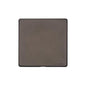 Vintage Range Matt Bronze Switches & Sockets, X09 - Single Blank Plate by Heritage Brass By M-Marcus