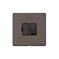 Vintage Range Matt Bronze Switches & Sockets, X09 - Switched Spur (13 Amp) by Heritage Brass By M-Marcus