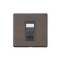 Vintage Range Matt Bronze Switches & Sockets, X09 - 1 Gang RJ45 by Heritage Brass By M-Marcus