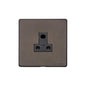 Vintage Range Matt Bronze Switches & Sockets, X09 - 5 Amp 3 Round Pin Socket by Heritage Brass By M-Marcus