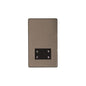 Vintage Range Matt Bronze Switches & Sockets, X09 - Shaver Socket Output Voltage 110/240V by Heritage Brass By M-Marcus
