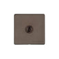 Vintage Range Matt Bronze Switches & Sockets, X09 - 1 Gang Toggle Switch by Heritage Brass By M-Marcus