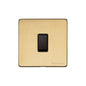 Vintage Range Satin Brass Switches & Sockets, X44 - 20A Double Pole Switch by Heritage Brass By M-Marcus