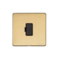 Vintage Range Satin Brass Switches & Sockets, X44 - Unswitched Spur (13 Amp) by Heritage Brass By M-Marcus