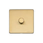 Vintage Range Satin Brass Switches & Sockets, X44 - 1G Multi Location Secondary Dimmer by Heritage Brass By M-Marcus
