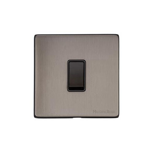 Vintage Range Satin Black Nickel Switches & Sockets, X66 - 20A Double Pole Switch by Heritage Brass By M-Marcus