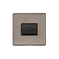 Vintage Range Satin Black Nickel Switches & Sockets, X66 - 6A Triple Pole Fan Isolator Switch by Heritage Brass By M-Marcus