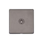 Vintage Range Satin Black Nickel Switches & Sockets, X66 - 1 Gang Intermediate Toggle Switch by Heritage Brass By M-Marcus