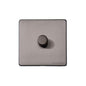 Vintage Range Satin Black Nickel Switches & Sockets, X66 - 1 Gang Dimmer 250 watts (Compatible with halogen/ incandescent bulbs) by Heritage Brass By M-Marcus
