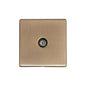 Vintage Range Antique Brass Switches & Sockets, X91 - 1 Gang Non-Isolated TV Coaxial Socket by Heritage Brass By M-Marcus