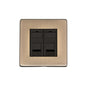 Vintage Range Antique Brass Switches & Sockets, X91 - Shaver Socket Output Voltage 110/240V by Heritage Brass By M-Marcus